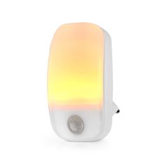 Nedis Zásuvné LED nočné svetlo | Pohybový senzor | 0,55 W | 11 lm | Teplá biela 