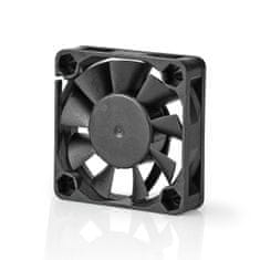 Nedis DC ventilátor | DC | Veľkosť ventilátora: 40 mm | 3-pin | 27,9 dBA | čierna 