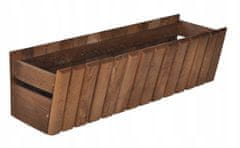 Sobex Drevený balkónový box 60 cm hnedý