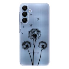 iSaprio Silikónové puzdro - Three Dandelions - black pre Samsung Galaxy A25 5G