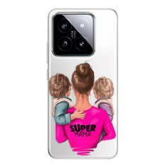 iSaprio Silikónové puzdro - Super Mama - Two Boys pre Xiaomi 14