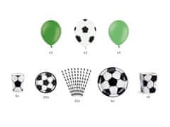 PartyDeco Party set Futbal 60ks