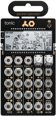 moderní syntezátor tennage engineering PO-32 tonic polyfonie zvuky kapesní velikost displej snadné ovládání tlačítka minimalistický design