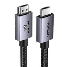 Ugreen HD171 kábel HDMI 2.1 8K 1m, šedý