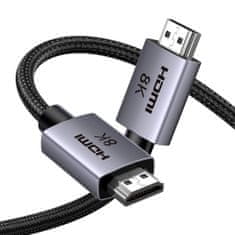 Ugreen HD171 kábel HDMI 2.1 8K 1m, šedý