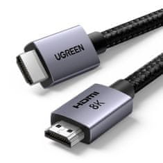 Ugreen HD171 kábel HDMI 2.1 8K 3m, šedý