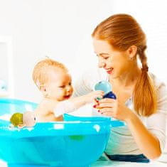 JOJOY® Interaktívne detské hračky do kúpeľa – farebné plávajúce korytnačky (3 ks, modrá, červená a zelená) | TURTLITO
