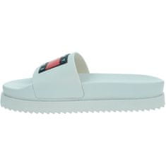 Tommy Hilfiger Šľapky biela 39 EU Elevated Flatform Slide