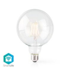 Nedis SmartLife LED žiarovka | Wi-Fi | E27 | 500 lm | 5 W | Teplá biela | 2700 K | Sklo | Android / IOS | G125 | 1 ks 