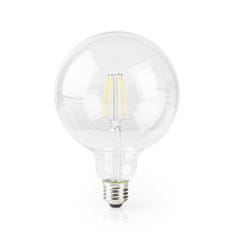 Nedis SmartLife LED žiarovka | Wi-Fi | E27 | 500 lm | 5 W | Teplá biela | 2700 K | Sklo | Android / IOS | G125 | 1 ks 