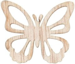 Autronic Motýliky drevenie, 24 kusov v plastovej krabičče, cena za 1 krabičku KLA619