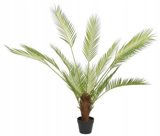 Kaemingk Zelená umelá palma v kvetináči 80x120 cm