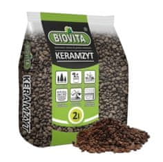 BioVita Záhradnícky keramzit 4-8 mm 2L čistý jemný