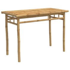 Petromila vidaXL Záhradný jedálenský stôl 110x55x75 cm bambus