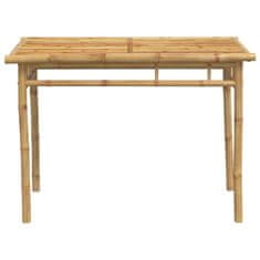 Petromila vidaXL Záhradný jedálenský stôl 110x55x75 cm bambus