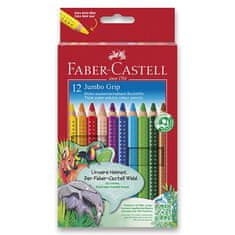 Faber-Castell Pastelky Colour Grip Jumbo 12 farieb