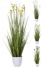 Koopman Umelá rastlina v kvetináči dekoratívna tráva 94x16,5x16,5 cm