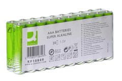 Q-Connect Alkalické batérie - 1,5 V, LR03, typ AAA, 20 ks