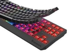 Genesis herná klávesnica THOR 230/TKL/RGB/Outemu Red/Bezdrôtová USB + Bluetooth/US layout/Čierna