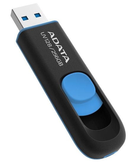 A-Data DashDrive UV128 256GB / USB 3.1 / čierno-modrá