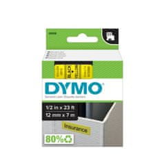 Dymo Páska D1 šírka 12 mm, čierna/žltá