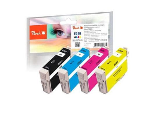 Peach kompatibilný cartridge Epson T0895 MultiPack 1x Black, Cyan, Magenta, Yellow, 1x8,4 ml, 3x7,2 ml