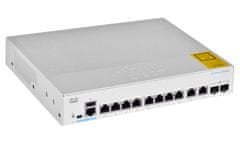 Cisco CBS250-8T-E-2G-EU 8-port GE Smart Switch, 8x GbE RJ-45, 2x 1G Combo, Ext PS