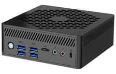 UMAX Mini PC U-Box N10 Pro/ N100/8GB/256GB SSD/HDMI/VGA/DP/4x USB 3.0/BT/Wi-Fi/2x LAN/W11 Pro