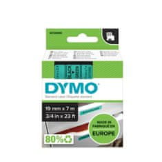 Dymo Páska D1 - zelená, šírka 19 mm, návin 7 m, čierne písmo