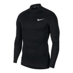 Nike Tričko výcvik čierna XXL Top Tight LS Mock