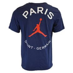 Nike Tričko výcvik tmavomodrá XL Air Jordan Paris Saintgermain