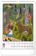 Notique Nástenný kalendár Josef Lada 2025, 33 x 46 cm