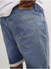 Jack&Jones Modré pánske džínsové kraťasy Jack & Jones Rick S