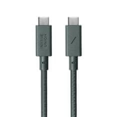 Native Union Kábel USB-C do USB-C Anchor Cable 240W / 300 cm - Slate Green