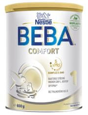 BEBA COMFORT 1, 5 HMO počiatočné dojčenské mlieko, 6 x 800 g