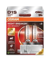 Osram Osram xenonová výbojka D1S 66140XN2-2HB NIGHT BREAKER LASER +220% BOX
