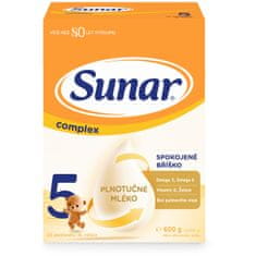 Sunar Complex 5 detské mlieko, 6 x 600 g