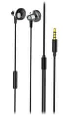ColorWay drôtové slúchadlá + mikrofón/ CW-WD01BK/ čierna