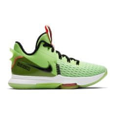 Nike Obuv basketball zelená 42.5 EU Lebron Witness V Volt