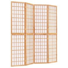 Vidaxl Skladací paraván so 4 panelmi japonský štýl 160x170 cm