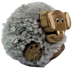 Dvěděti 2Kids Toys Drevená magnetka veľká pompon Slon