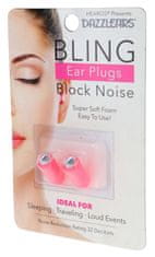 Hearos DAZZLEARS Bling Ear Plugs Pink NRR 32db 1 Pair