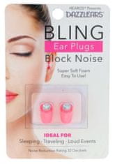 Hearos DAZZLEARS Bling Ear Plugs Pink NRR 32db 1 Pair