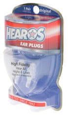 Hearos High Fidelity Ear Plugs Original NRR 15db 1 Pair