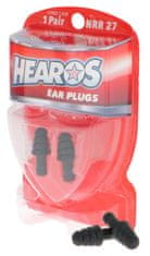 Hearos Rock N Roll Series Ear Plugs Black NRR 27db 1 Pair