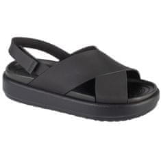 Crocs Sandále čierna 39 EU Brooklyn Luxe Strap