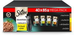 Sheba hydinový výber v želé 40x85 g