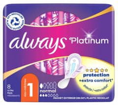 Procter & Gamble Hygienické vložky Always Platinum s krídlami 8 ks ultra normal