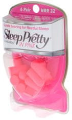 Hearos Sleep Pretty in Pink Ear Plugs NRR 32db 6 Pairs