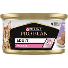 Pre Plan Cat konz. Delicate morka kúsky v paštéte 85 g